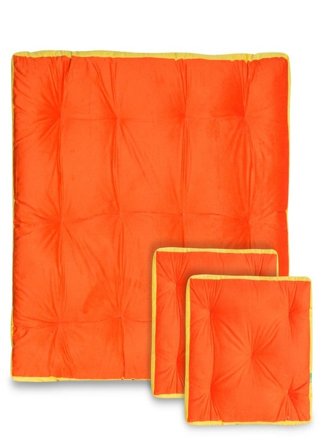 NEXTGO Meditation Yoga Floor Cushion Mat with 2 Yoga Pillows - Image 5