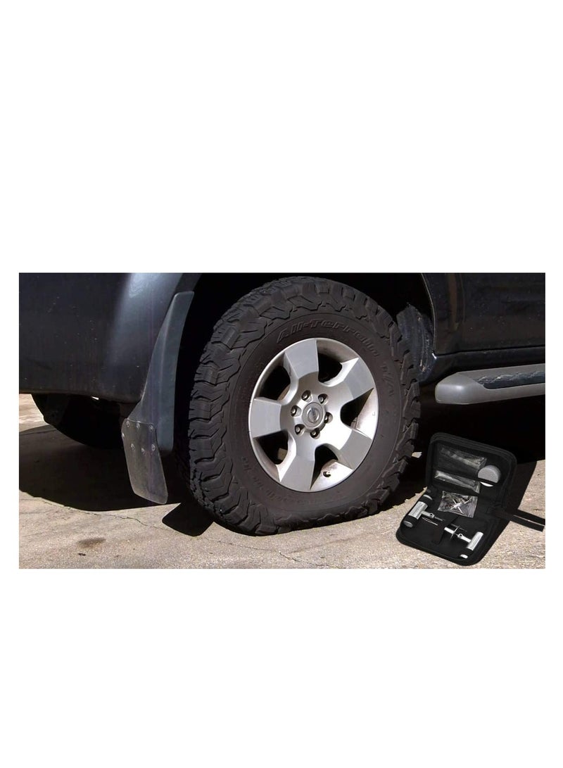 SYOSI Tire Repair Kit, 24 Pcs Tire Patch Kit with Plugs to Fix Punctures and Plug Flats for Car, Motorcycle, ATV, Jeep, Truck, Tractor Flat Tire Puncture Repair, Universal Tubeless Tire Repair - Image 3