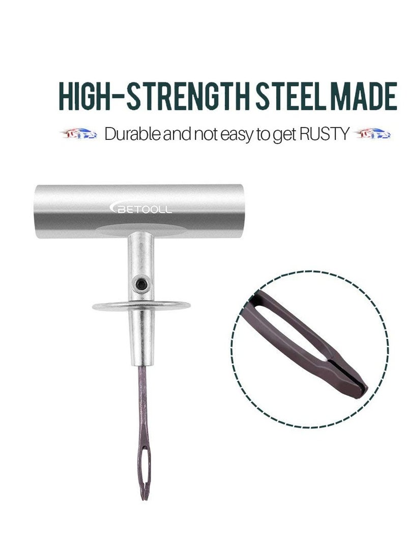 SYOSI Tire Repair Kit, 24 Pcs Tire Patch Kit with Plugs to Fix Punctures and Plug Flats for Car, Motorcycle, ATV, Jeep, Truck, Tractor Flat Tire Puncture Repair, Universal Tubeless Tire Repair - Image 4