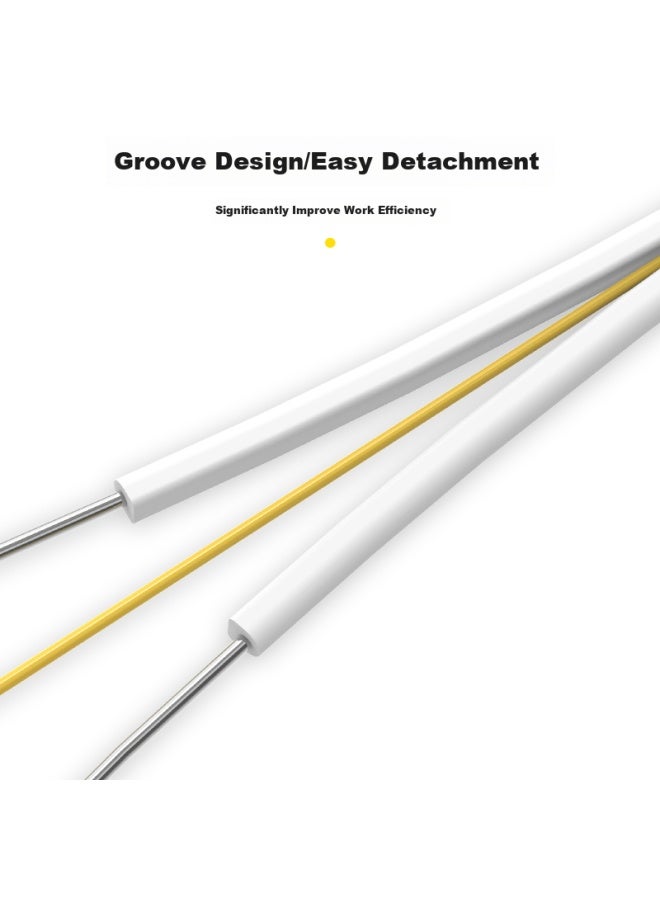 Sk-link Telecom-grade Indoor Fiber Optic Cable, 1 Core 2 Steel Wire Single-mode Single-core Fiber Optic Cable, Butterfly-shaped 50-meter Fiber Optic Home Installation Mobile Union Fiber Optic Patch Cord Snglsm-50m - Image 3
