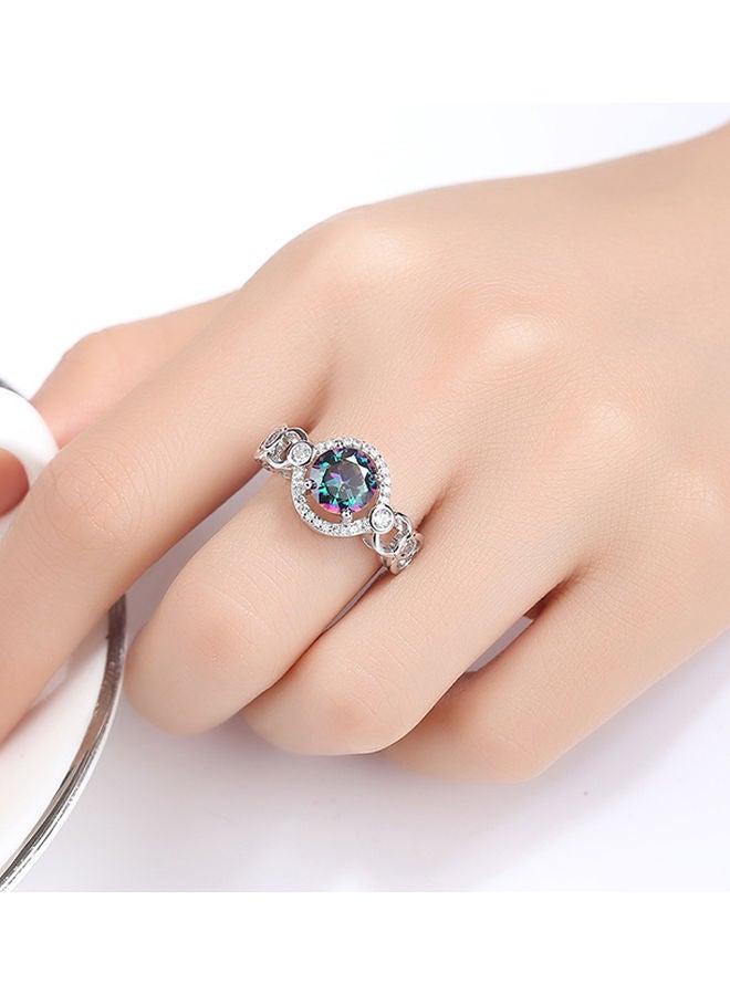 NIBEMINENT Zircon Cubic Wedding Ring - Image 3
