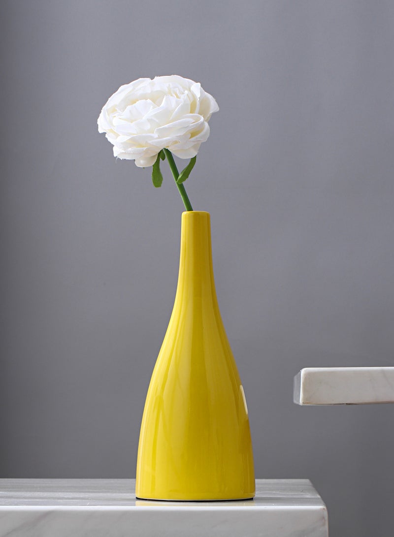 Shuer 10.5cm Creative Modern Simple Ceramic Vase Art Life Vase Living Room Bedroom Flower Arrangement Decoration Ornaments - Image 2