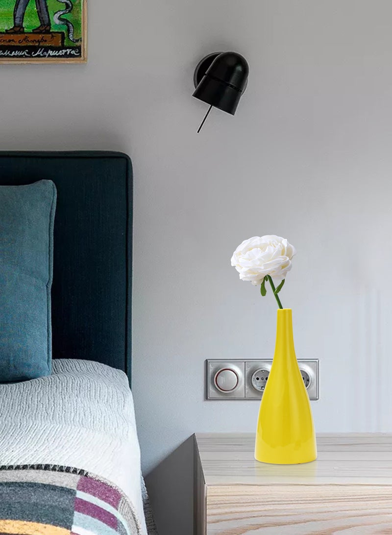 Shuer 10.5cm Creative Modern Simple Ceramic Vase Art Life Vase Living Room Bedroom Flower Arrangement Decoration Ornaments - Image 4