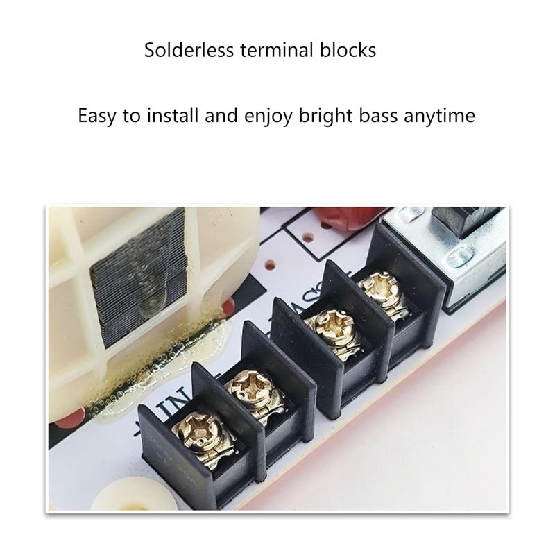 2 Way 4000W Crossover Filter Board Frequency Divider Module For Subwoofer Speaker - Image 5