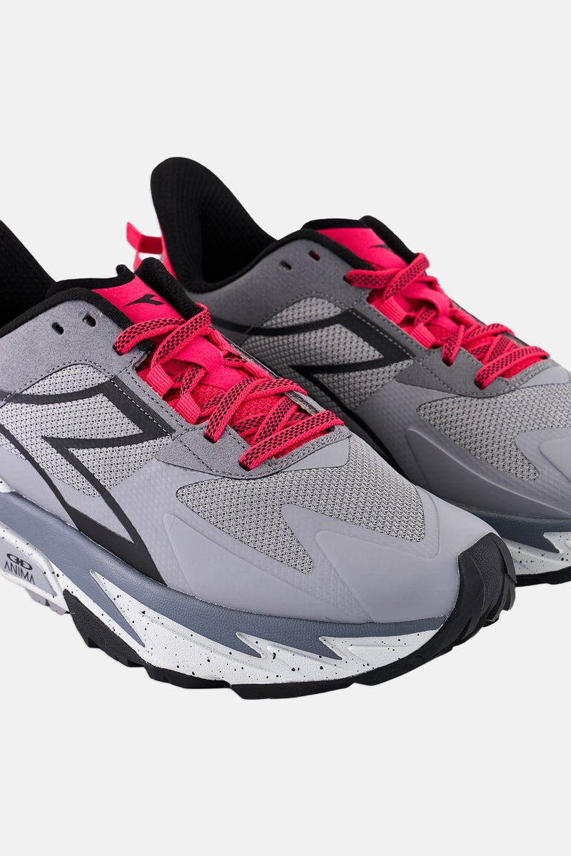 DIADORA أحذية تدريب نسائية مزودة بأربطة، رمادي - Image 2