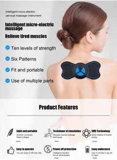Excefore Whole Body Massager Cervical Spine Massager, Portable Mini Neck Pads Relieve Pressure of The for Shoulder Back Waist Arms Legs Aches (2PCS)  - Image 5
