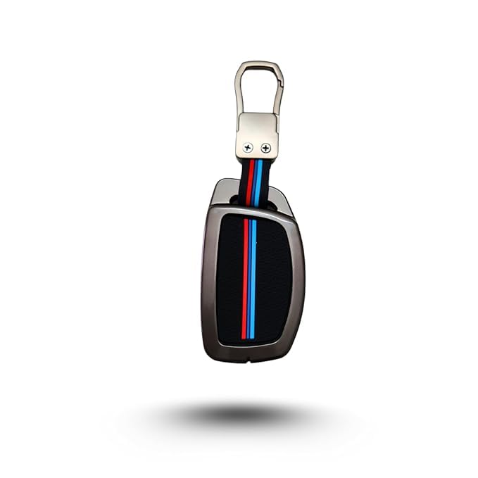LivTee Premium Metal Soft Car Key Cover Cover with Keychain & Full Protection Compatible with Hyundai Creta,alcazer, I20, Venue, Elantra, and Tucson 4 Button Smart Car Key Cover (B-Hyundai) - Image 4