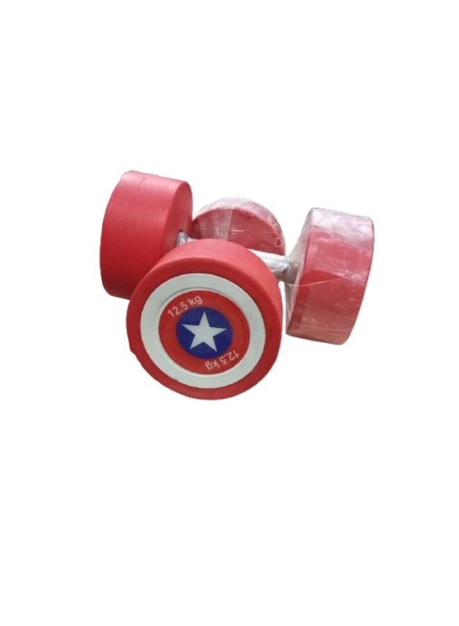Red Dumbbell 12.5 kg(2 PCS) - Image 3