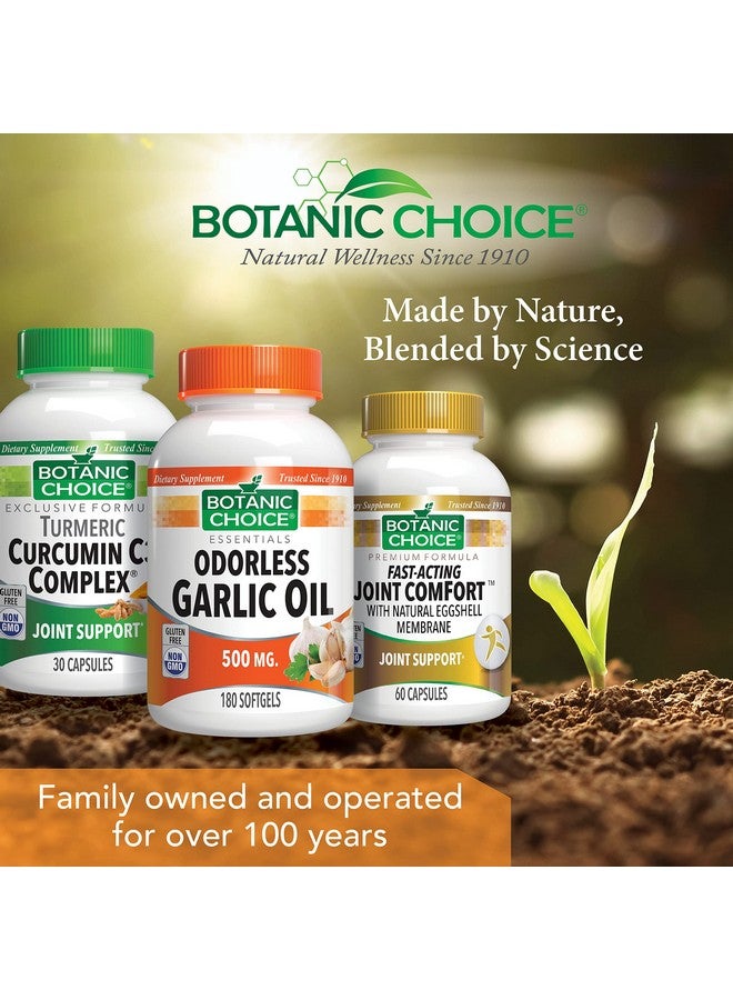 Botanic Choice كبسولات زيت الثوم عديم الرائحة مضاد أكسدة دعم الكوليسترول والمناعة للبالغين خالية من الغلوتين وغير معدلة وراثيًا 180 حبة - Image 5
