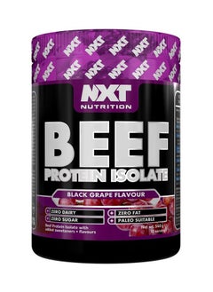 NXT Nutrition Beef Protein Isolate Juice Zero Dairy Black Grape 18 Servings 540g 