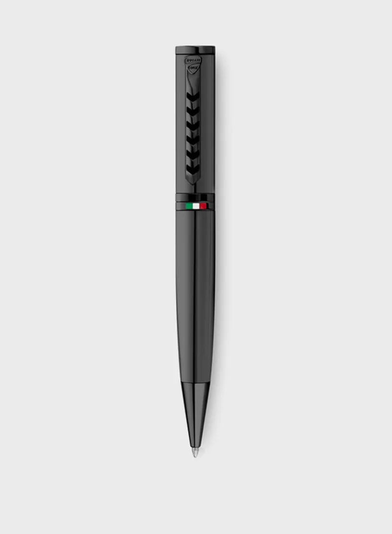 Ducati Corse Black Ballpoint Pen Sleek Design