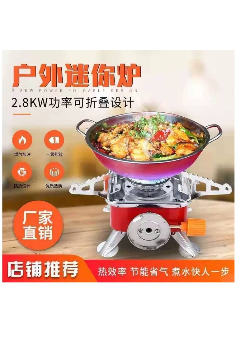 Generic Mini Portable Gas Stove - Power and Convenience for Every Adventure T  - Image 1
