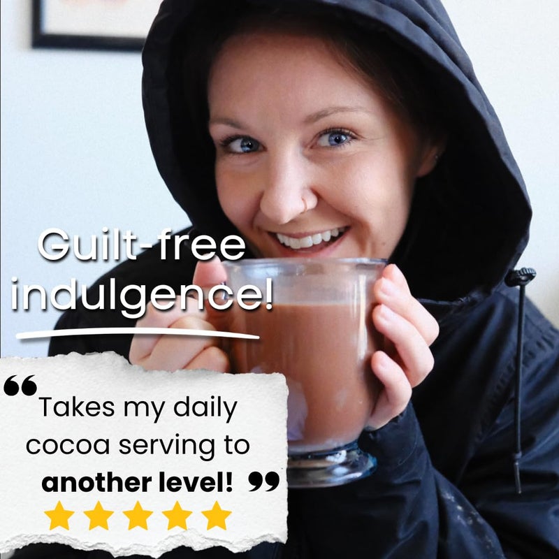 Nature's Harvest Cocoa Crave Mix - 5 Superfood Hot Chocolate Mix with Raw Organic Cacao Powder, Maca, True Cinnamon, Carob and Vanilla | Dark Chocolate Powder | Vegan, Gluten-Free, Unsweetened | 30 Servings - Image 5