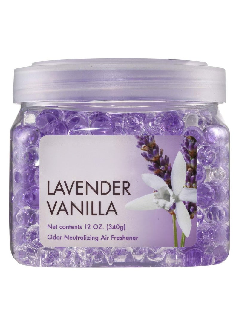 Lavender Air freshener with Odor Absorber Gel Beads Odor Control from bathrooms vehicles and pet areas made with essential oils and a lovely fragrance - Image 1