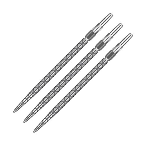 TARGET Darts Swiss Points, Diamond Pro Swiss Point Dart Tips (3 Pack Set of Tips) 26MM, Silver | Change Dart Points, Professional Darts Accessories - Image 1