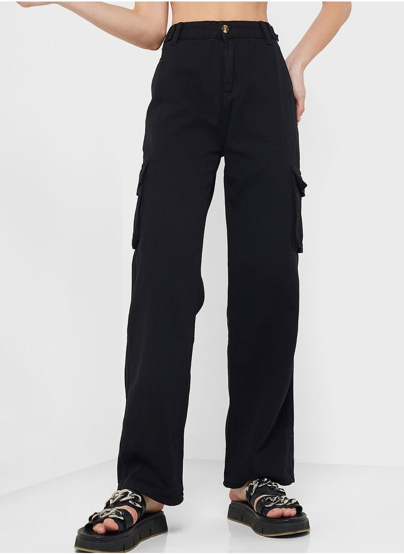 Ginger - Straight Fit Cargo Pants - Image 1