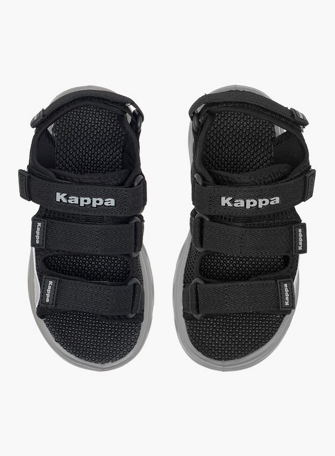 Kappa Boys' Logo Detail Floaters with Hook and Loop Closure  - Image 1
