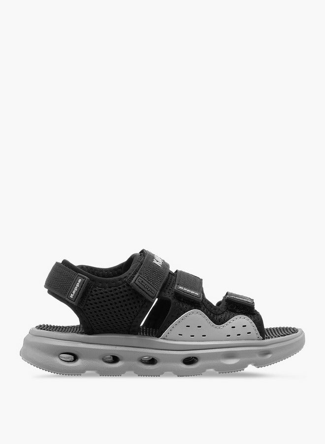 Kappa Boys' Logo Detail Floaters with Hook and Loop Closure  - Image 2