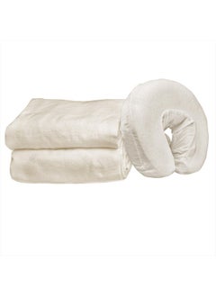 3-Piece Flannel Sheet Set, Off White