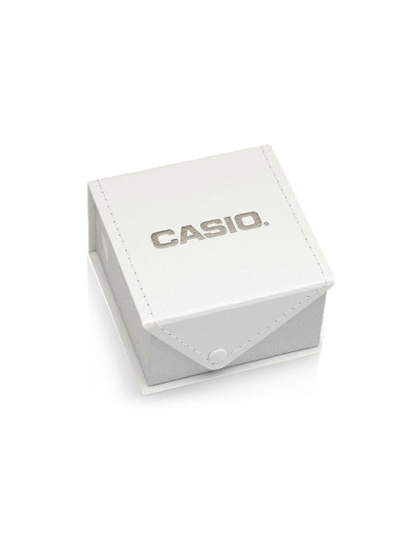 CASIO New MTP-M105D-7AVDF Moon Phase Executive White Dial Stainless Steel Men's Watch - Image 2