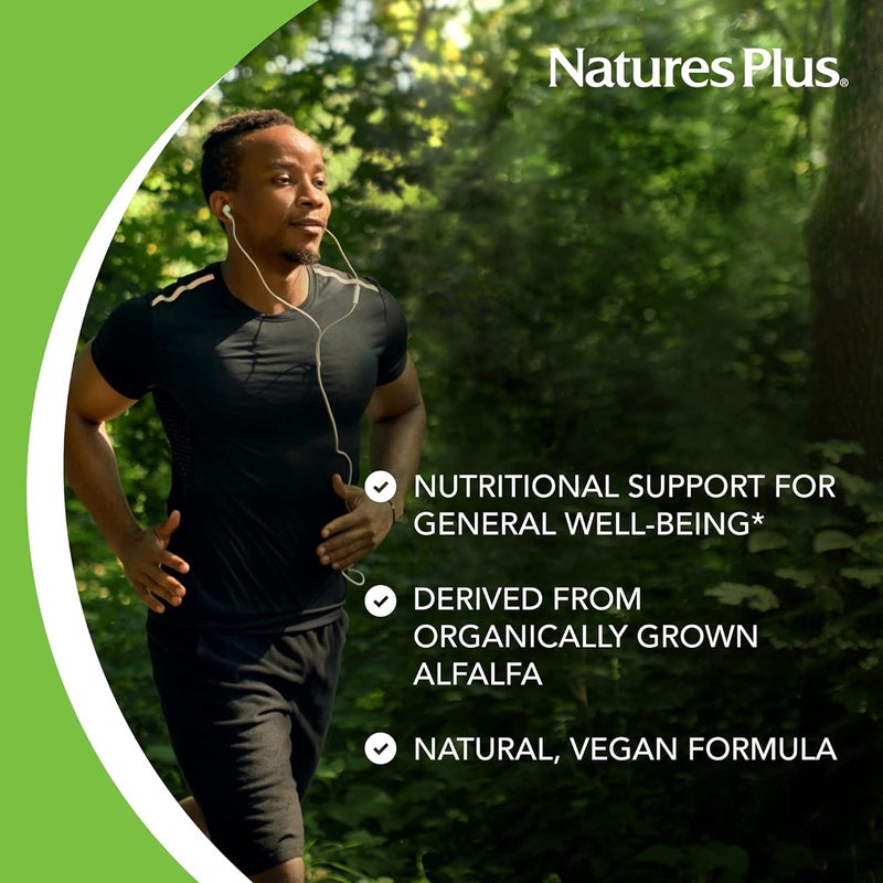 Nature's Plus Natures Plus Chlorophyll Caps - 600mg, 90 Vegetarian Capsules - Image 4