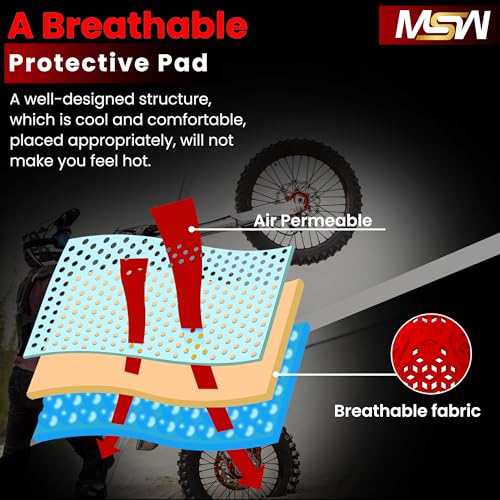 MOTOSTYLEWEAR CE Level 2 Approved Back Protector Pad – Motorcycle Jacket Replacement Protective Pad for Men & Women. - Image 3