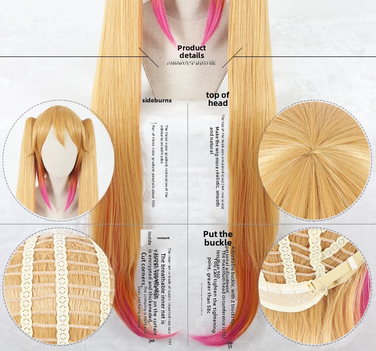 Toru Maid Dress Cosplay Outfit with Wig Headwear - Image 2