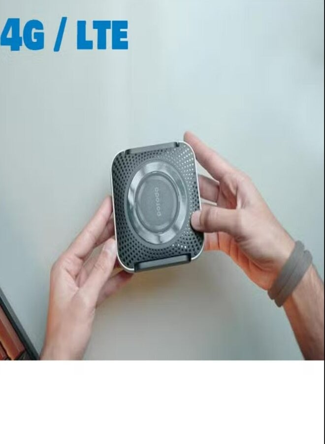 بورودو راوتر لاسلكي محمول 3G/4G، جهاز Porodo CPE MiFi المحمول - أسود/رمادي - Image 5