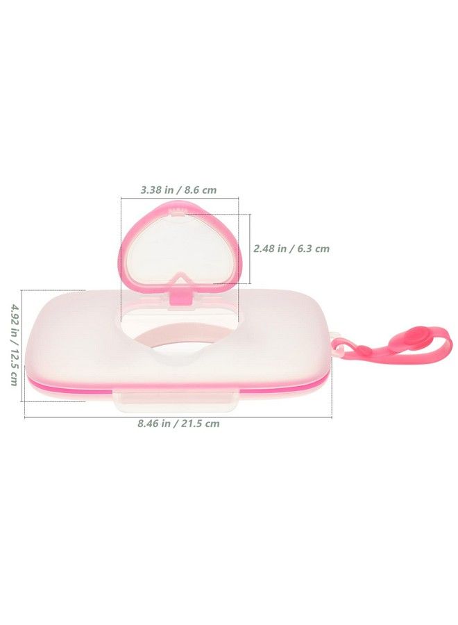 DOITOOL 1Pc Travel Tissue Dispenser Portable Wet Wipe Container Baby Wipe Dispenser Refillable Baby Wipe Holder Diaper Wipe Case For Travel Home Office Wet Wipe Pouch Cars Diaper Wipe Holders - Image 4