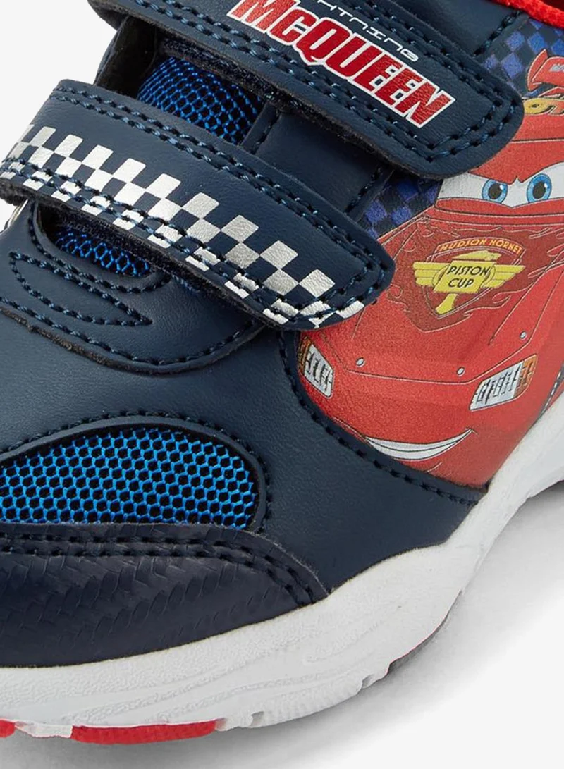 Disney NAVY Boys Cars Print Light-Up Ankle School Sneakers for Men | Best Price UAE