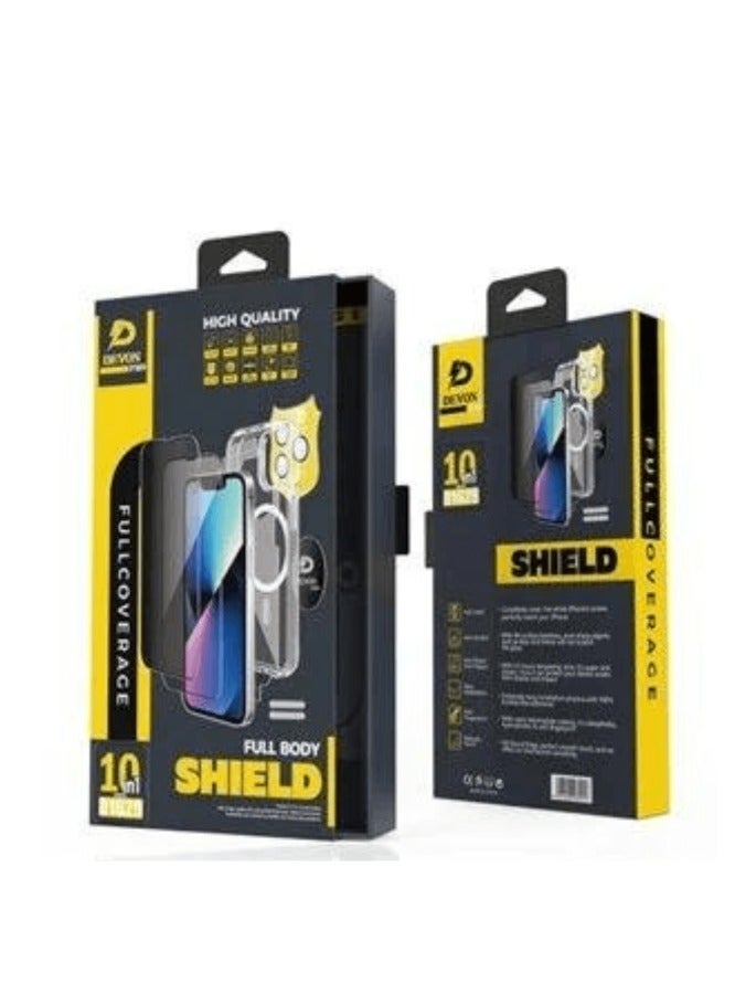 Devon iPhone 12 Pro Max Protection (Privacy Case) MagSafe 10in1 Package [iPhone Protection Package] The strongest complete protection for your phone ever - Image 1