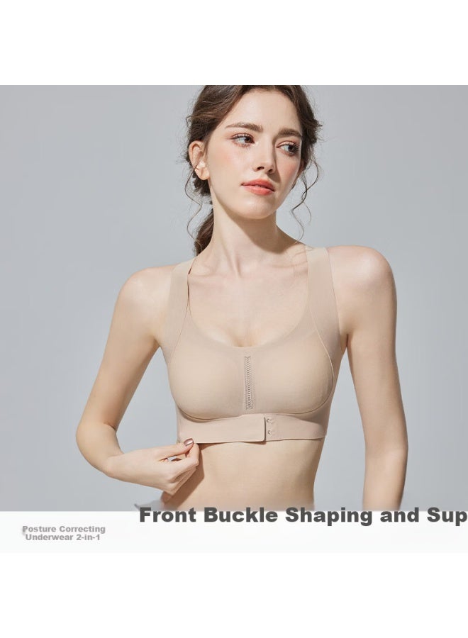 Gracewell Posture Correction Women's Sports Bra Front Closure Lift And Gather Anti-hunchback Anti-sagging Shaping Bra - Image 4