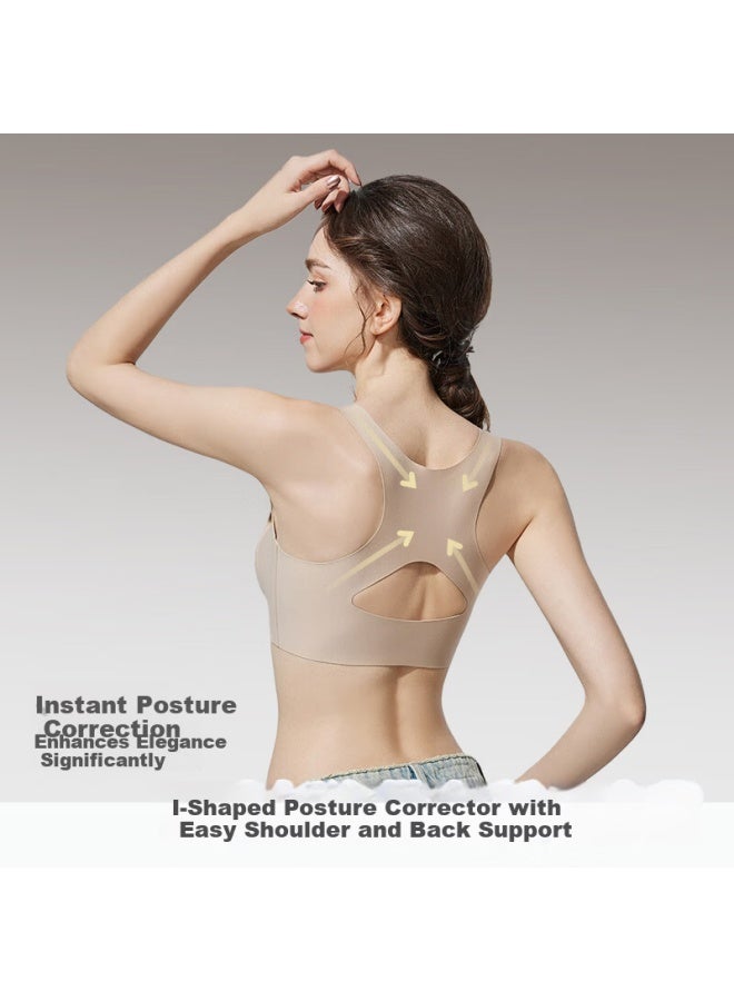 Gracewell Posture Correction Women's Sports Bra Front Closure Lift And Gather Anti-hunchback Anti-sagging Shaping Bra - Image 5