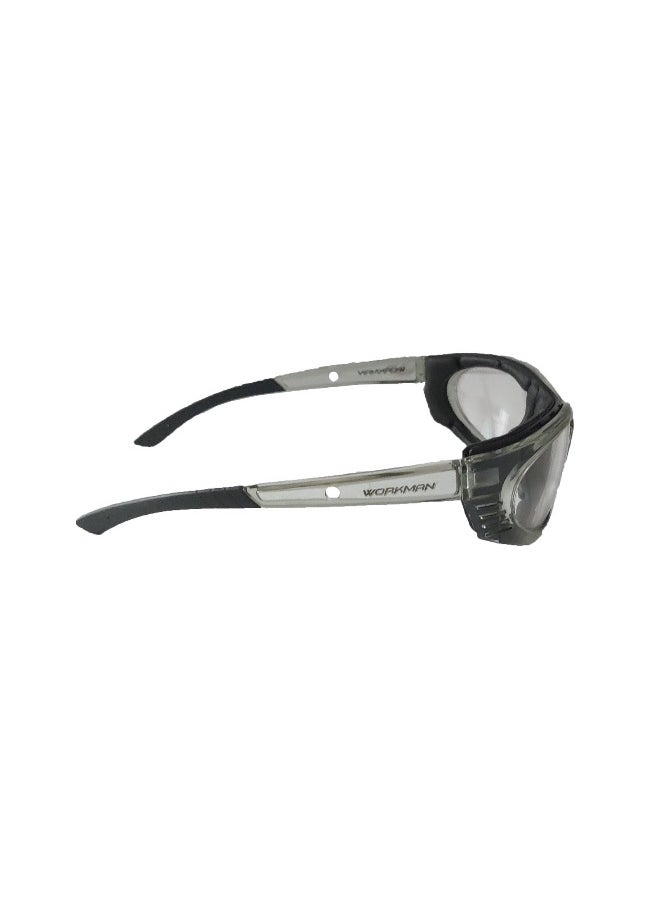 Workman - SG-60625C MINER Safety Goggles – Durable Eye Protection for Industrial and Multipurpose Use, Cycling & Bike Riding Safety Glasses | Pack of 1 - Image 1