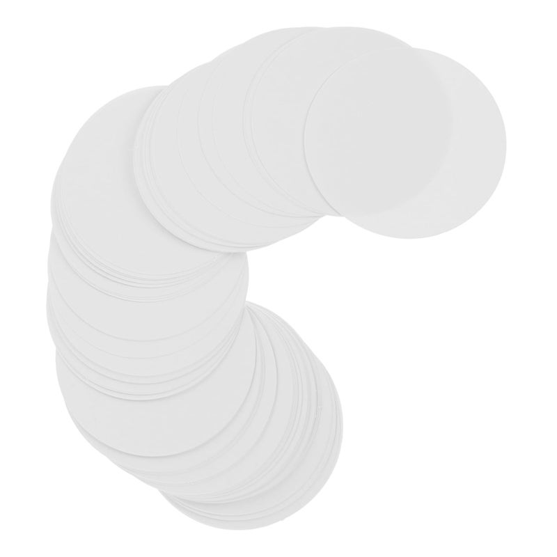 100 Sheets Round DIY Badge Paper for Crafting Compatible with Markers Watercolor Gel Pens - Image 2
