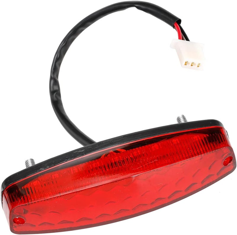 FVRITO 12V Led Rear Brake Tail light for 50cc 70cc 90cc 110cc 125cc Taotao 110B Boulder B1 Coolster 3050C Vitacci HAWK Peace Roketa Sunl BMS Bamboo RPS Raider 6 ICEbear JCL Chinese Quad ATV 4-Wheeler - Image 1