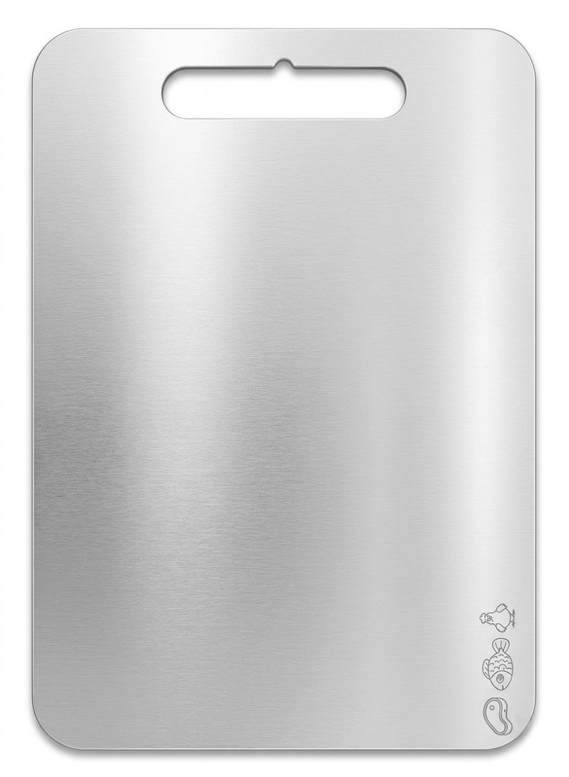 Stainless Steel Cutting Board (25x35cm) - Food-Grade SUS304 - Antibacterial, Odor-Proof & Heavy-Duty Chopping Board - Eco-Friendly & Dishwasher Safe - Image 1