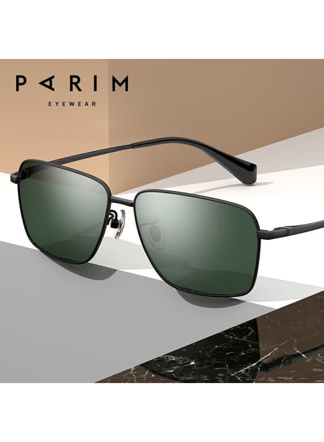 Parim Sungl For Men, Classic Square Polarized Driving Sungl, Can Be Fitted With Prescription Lenses, Specialized For Driving, Trendy Men's Sungl, Model 71528 - Image 1
