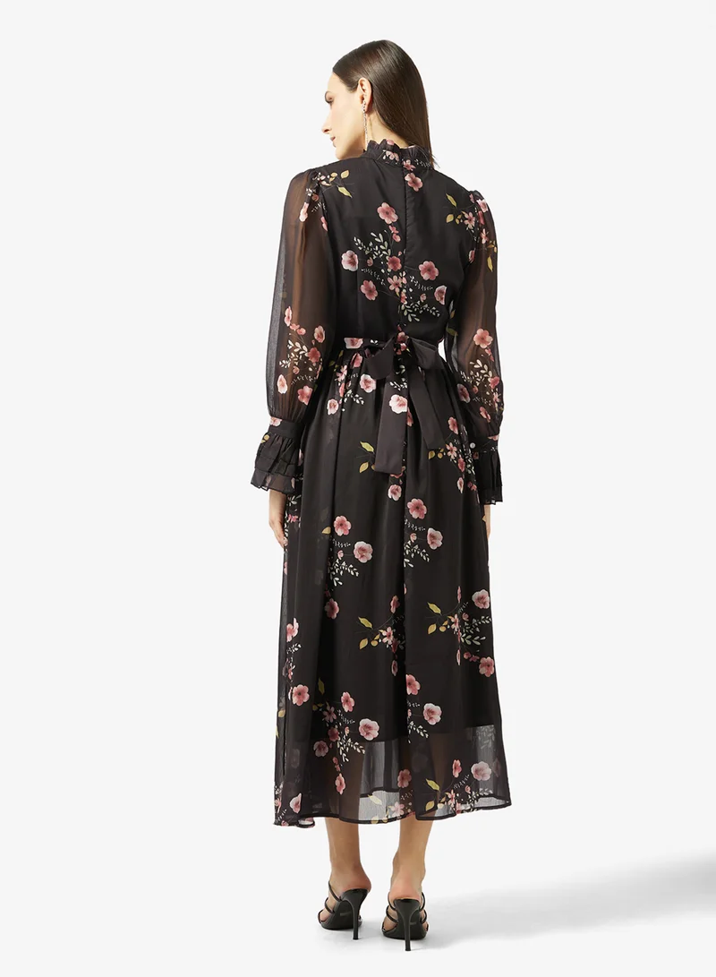 خزانة Floral Print Dress