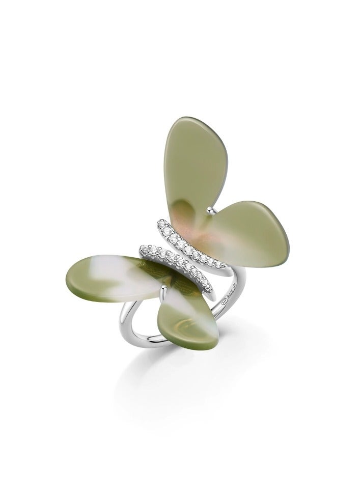 هيفانج خاتم الفراشة حلقة مفتوحة - Image 1