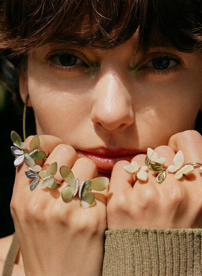 هيفانج خاتم الفراشة حلقة مفتوحة - Image 3