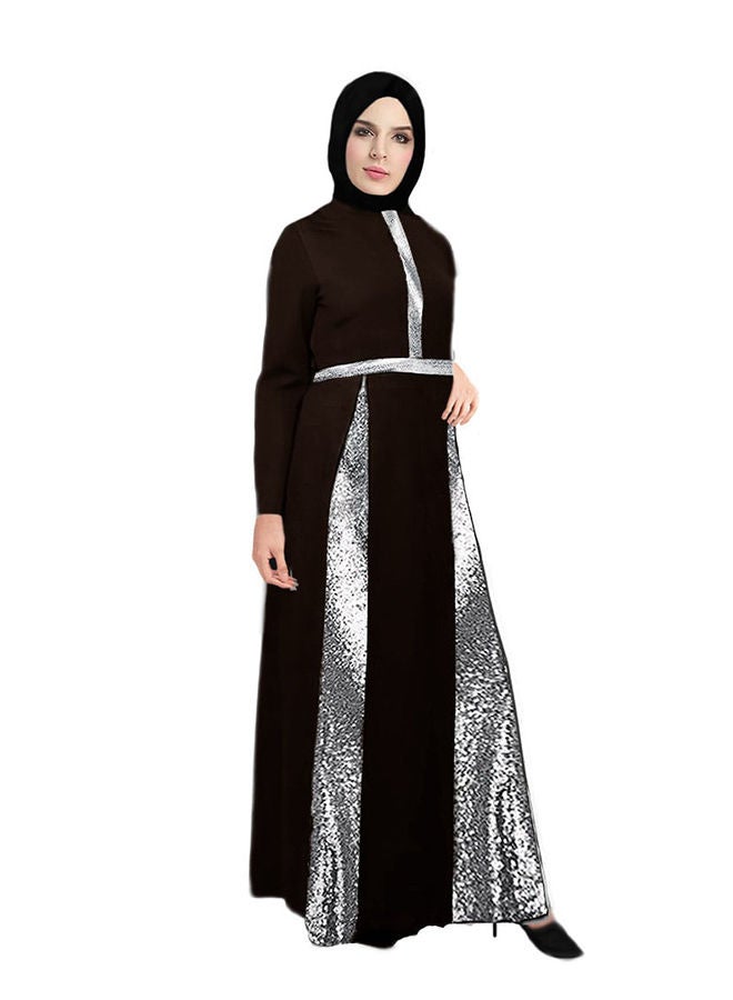 فستان نسائي أسود طويل