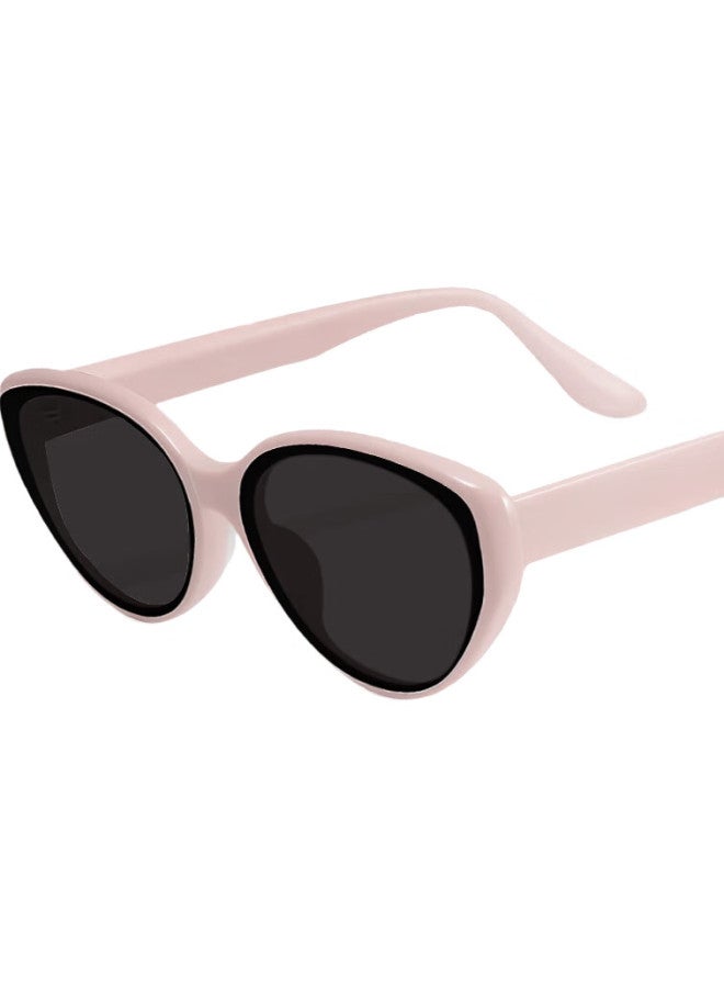LOHO Cat Eye Sunglasses High-End Fashion Small Face Sun Glasses Uv Protection Round Face Sunglasses - Image 2