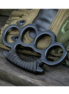 Laseta 2 Pieces Toy Knuckle Rings, Toy Fist Buckles Thickened, Defense Hand Buckle Suitable for Outdoor Use  - Image 1