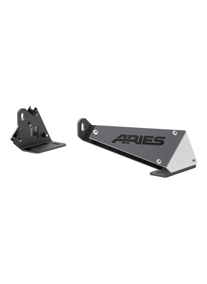 Aries ARIES 15912 Jeep Wrangler JK Hood Light Brackets, LEDs Sold Separately , Black  - Image 1