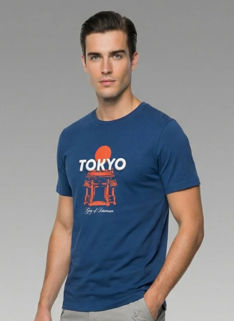 نوبيرو NOBERO Men's Premium Printed Regualr T-Shirt