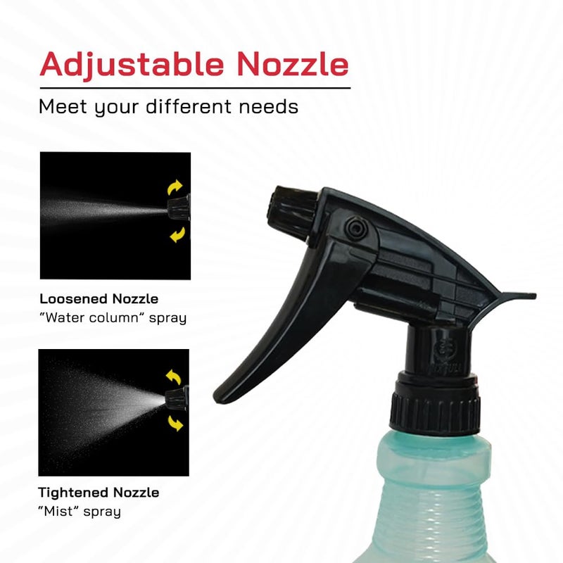 DETAILMAX Spray Bottle 700ml Chemical Resistant Heavy Duty Empty Container Bottles Polypropylene sprayer Long Lasting Quality Mist and Jet Spray for Multipurpose use Car Detailing Gardening 8 - Image 2