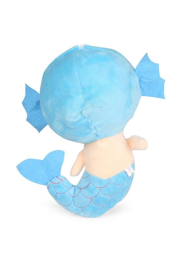 تيكلز لعبة حيوانات محشوة ناعمة على شكل حورية البحر لطيفة للأطفال والبنات كهدايا عيد ميلاد (اللون: أزرق الحجم: 20 سم) - Image 3