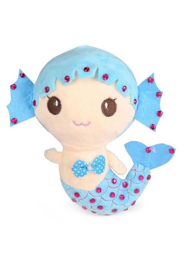تيكلز لعبة حيوانات محشوة ناعمة على شكل حورية البحر لطيفة للأطفال والبنات كهدايا عيد ميلاد (اللون: أزرق الحجم: 20 سم) - Image 2