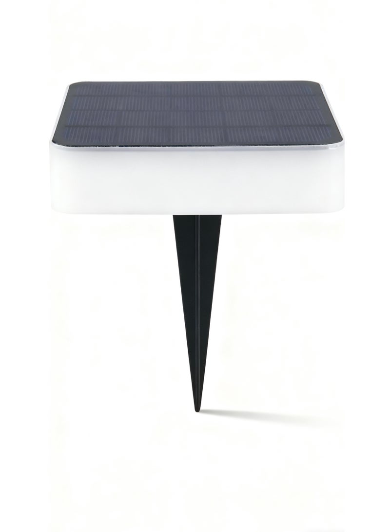 Vmax Solar Garden Light Outdoor Stake Lamp 5V 1.5W, IP65 Waterproof Pathway Light with SMD LED, Warm Light, 10–12H Working Time, 141×141×130mm - Image 1